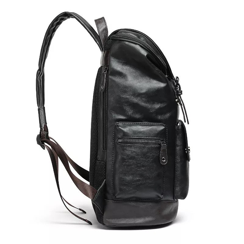 Durable and Elegant Backpack Made of High-Quality Faux Leather Bowlift