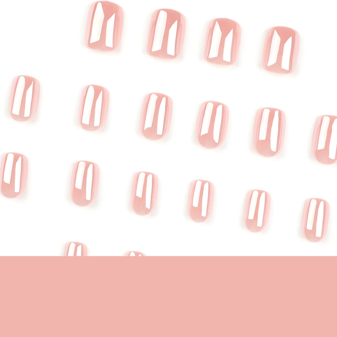 Elegant Nail Art in Rose Metallic Look Bowlift