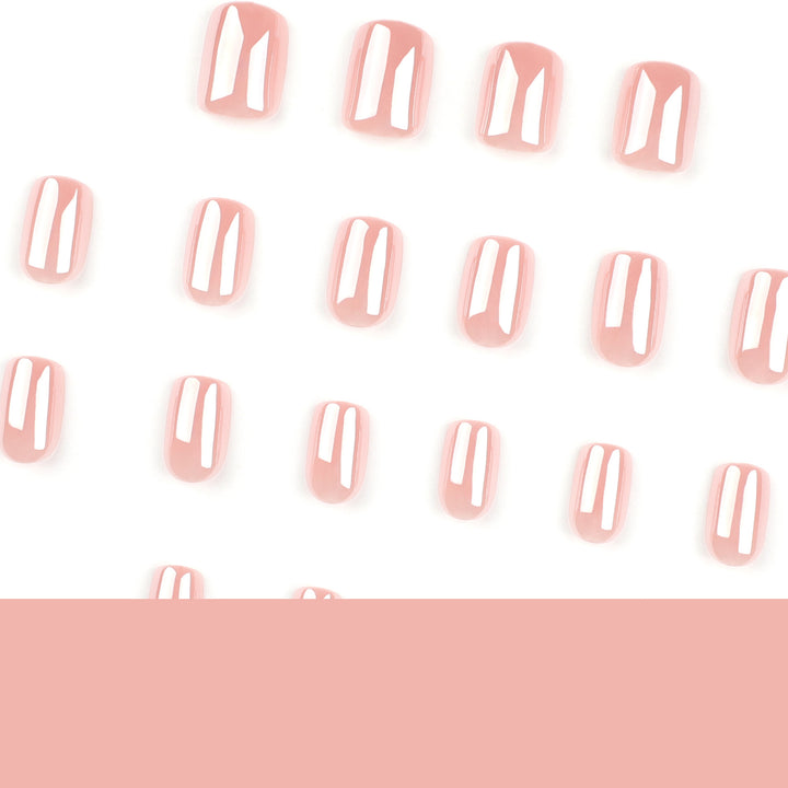 Elegant Nail Art in Rose Metallic Look Bowlift
