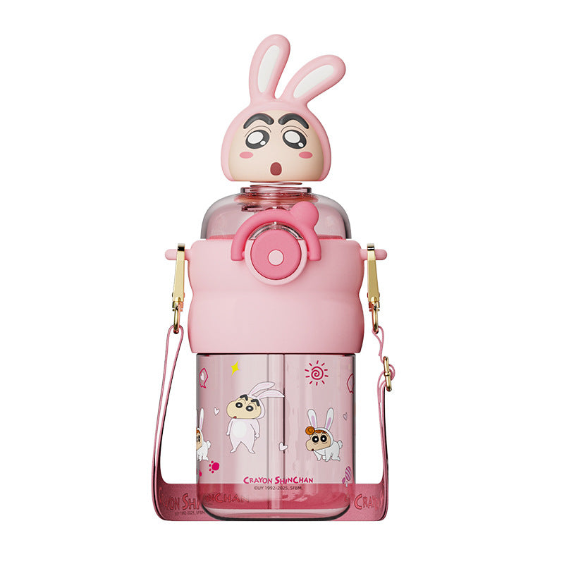 Women's drinking bottle with creative character design Bowlift