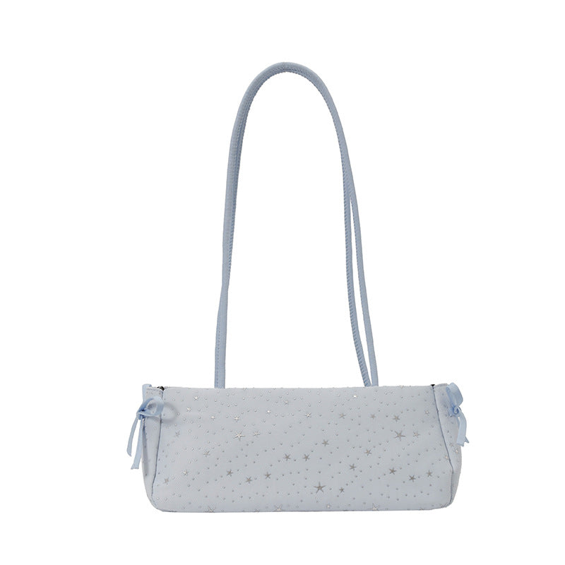 WoStar-Patterned Compact Shoulder Bag Bowlift