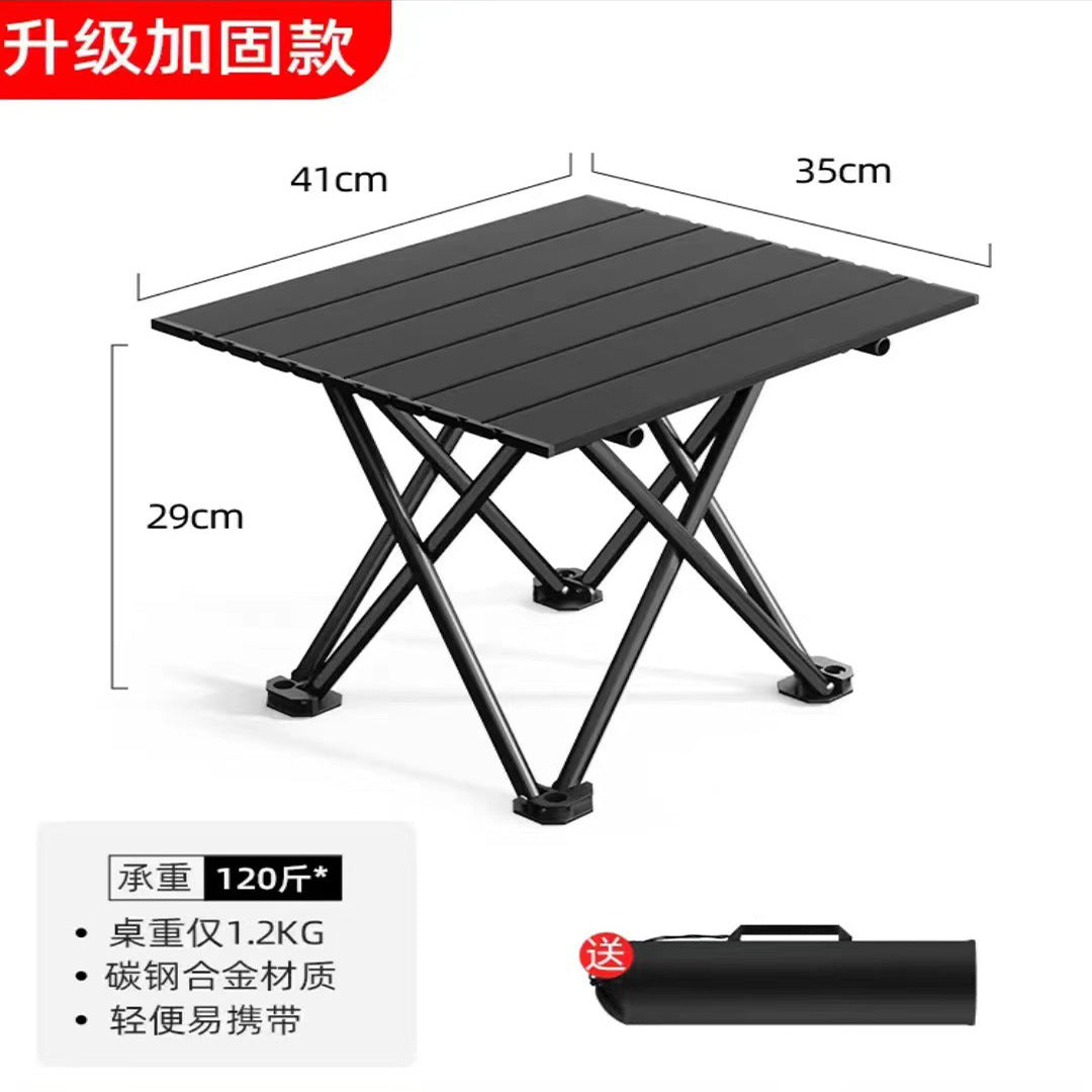 Folding Outdoor Camping Table With Stable Frame Construction Bowlift