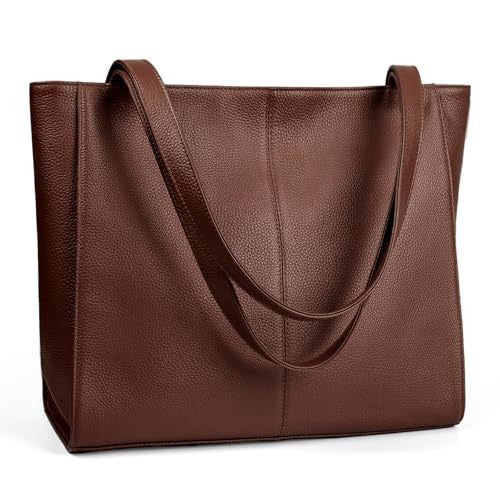 Elegant and Spacious Leather Bag Bowlift