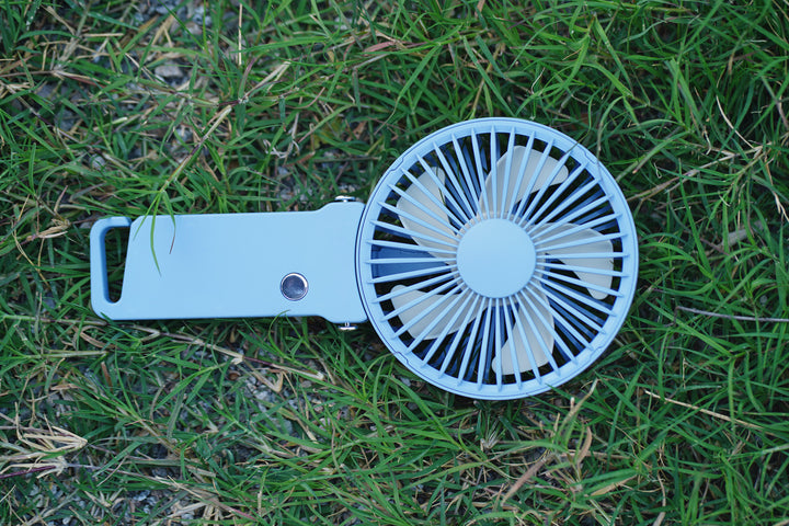 Unisex Portable Hand Fan with Ergonomic Handle and Powerful Battery Bowlift