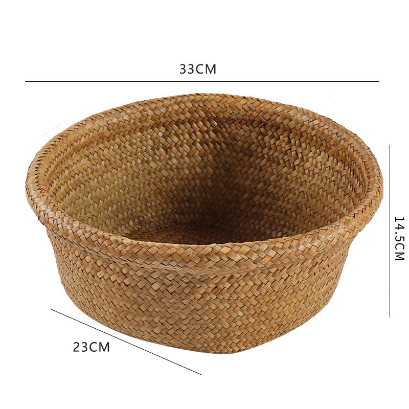 Natural Woven Serving Basket Bowlift