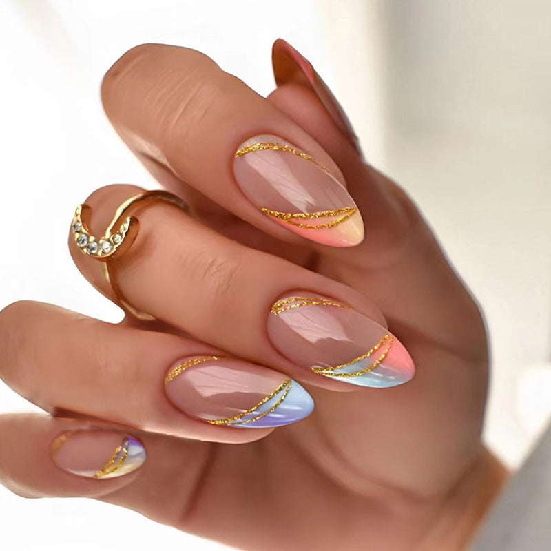 Artistic Gradient Nail Art Tips Bowlift