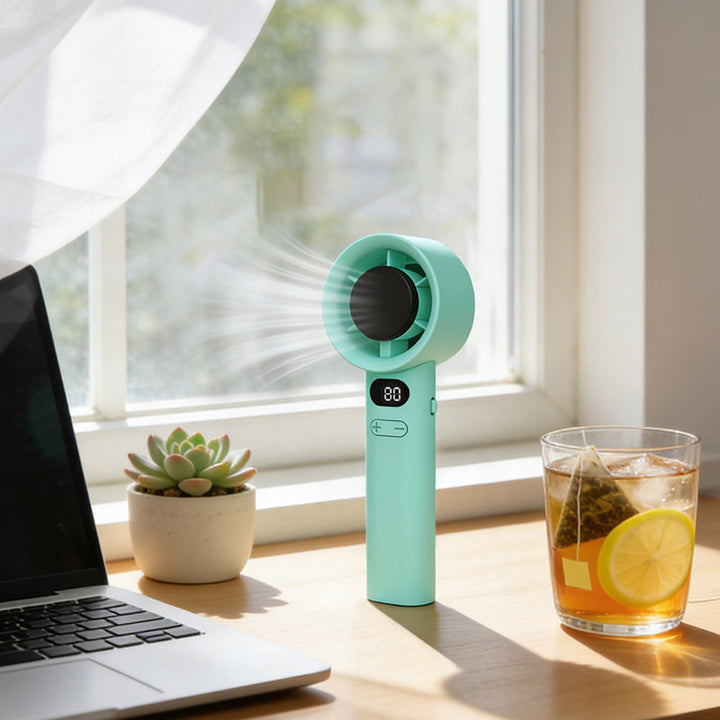 Smart Rechargeable Handheld Fan Bowlift