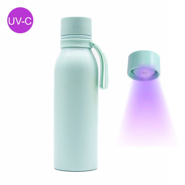 Women's water bottle with UV-C disinfection function Bowlift