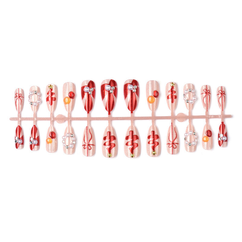 Festive Artificial Nails Bowlift