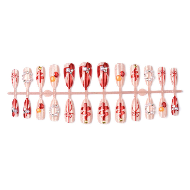 Festive Artificial Nails Bowlift