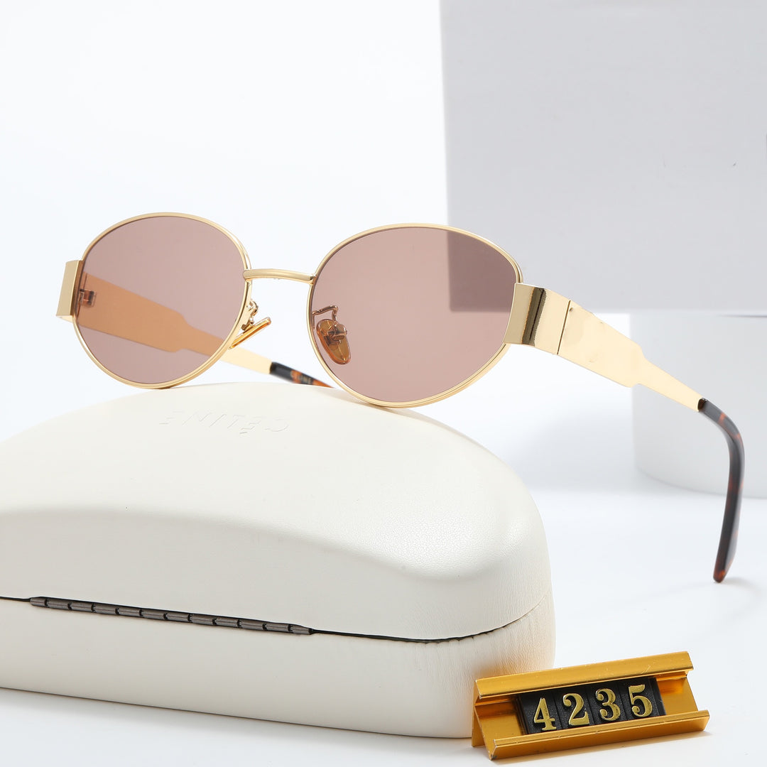 Ladies Elegant Designer Sunglasses with Filigree Frame and UV Protection Bowlift