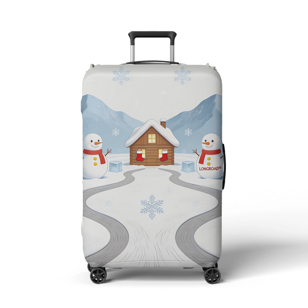 Women's suitcase cover with beach motif Bowlift