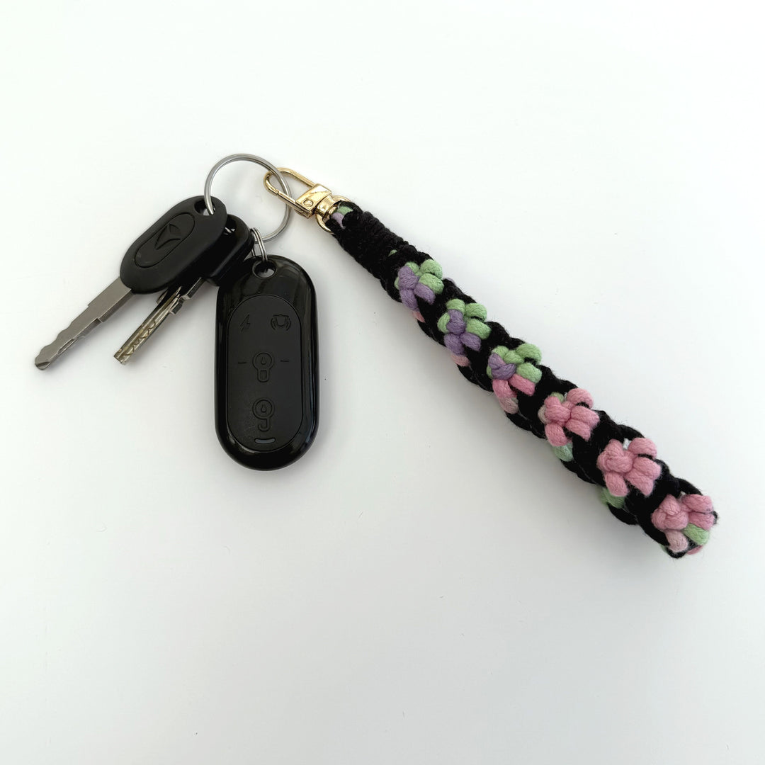 Handcrafted Macrame Keychain Holder Bowlift