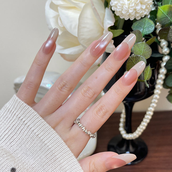 Ombré Long-Lasting Press-On Nail Set Bowlift