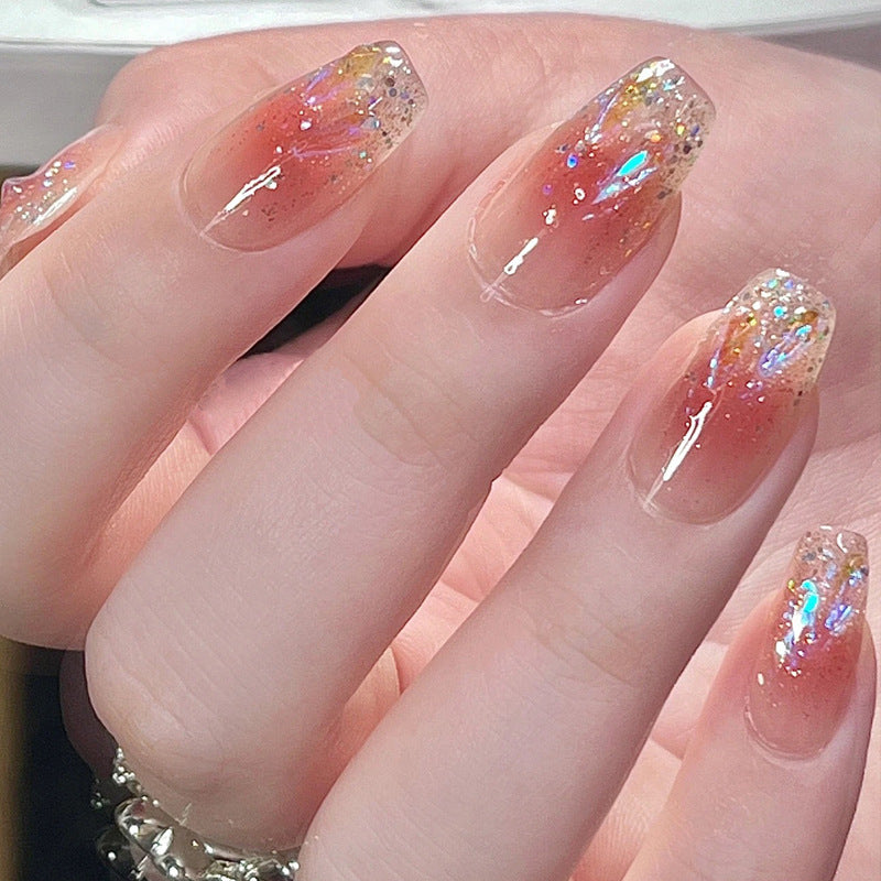 Festive Holiday Themed Press-On Nail Art Bowlift