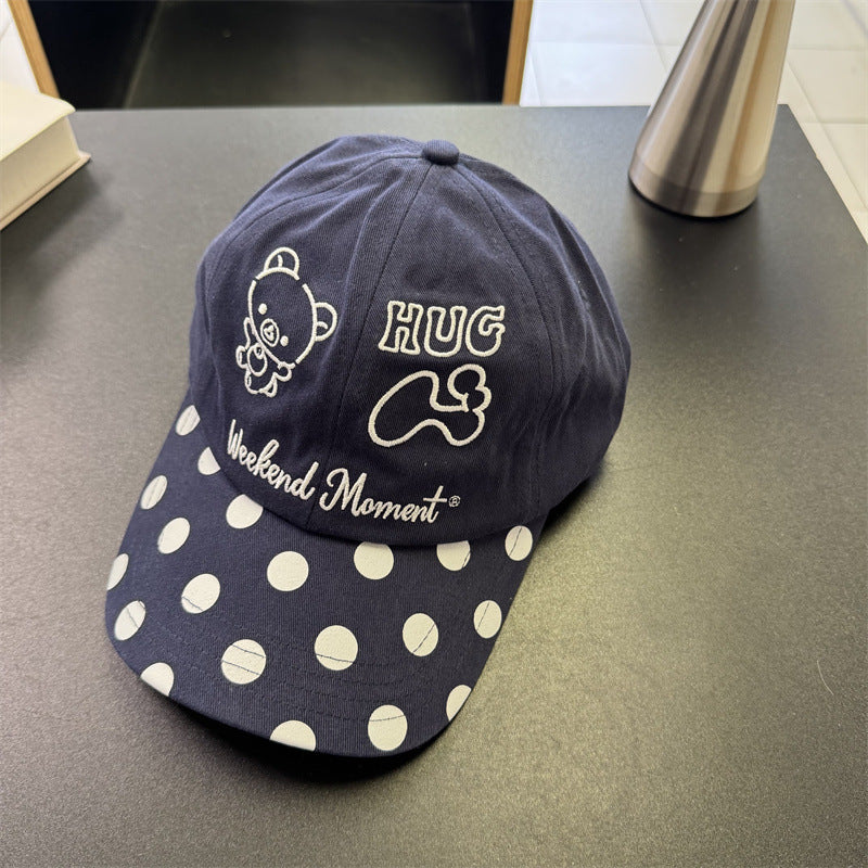 Women's Playful Embroidered Baseball Cap Bowlift