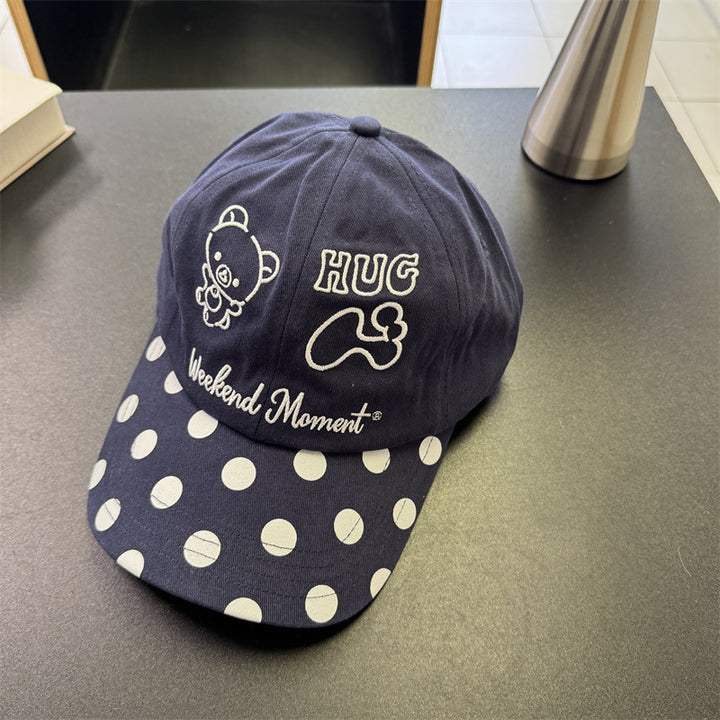 Women's Playful Embroidered Baseball Cap Bowlift