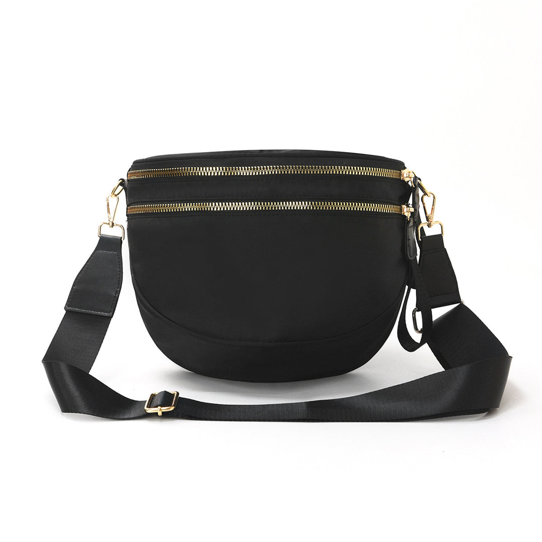 Shoulder bag with stylish check pattern and spacious compartment system Bowlift
