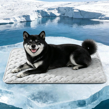 Unisex nan cooling quilted dog mat with non-slip bottom Bowlift
