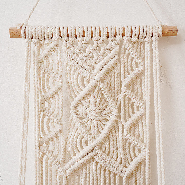 Macramé Wall Hanging Planter Shelf Bowlift
