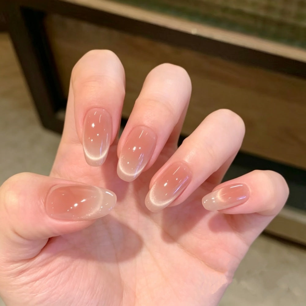 Natural Glossy Press-On Nails Bowlift 1787395064