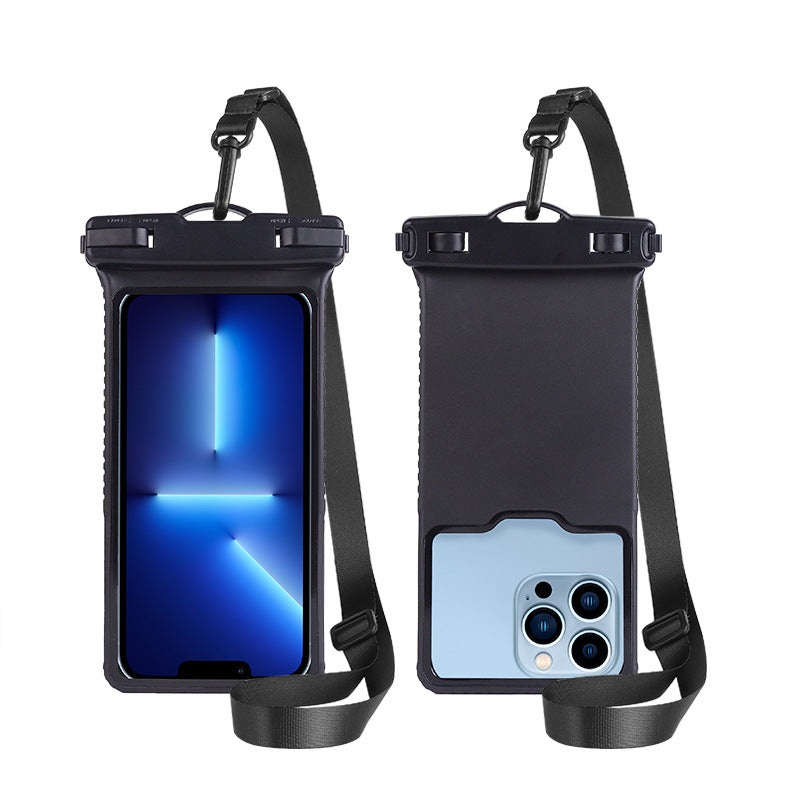 Unisex waterproof smartphone case with adjustable carrying strap Bowlift