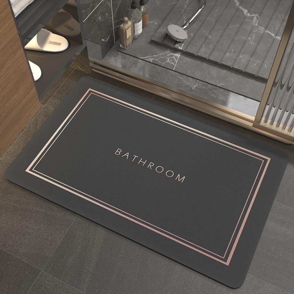 Luxurious Memory Foam Bath Mat Bowlift