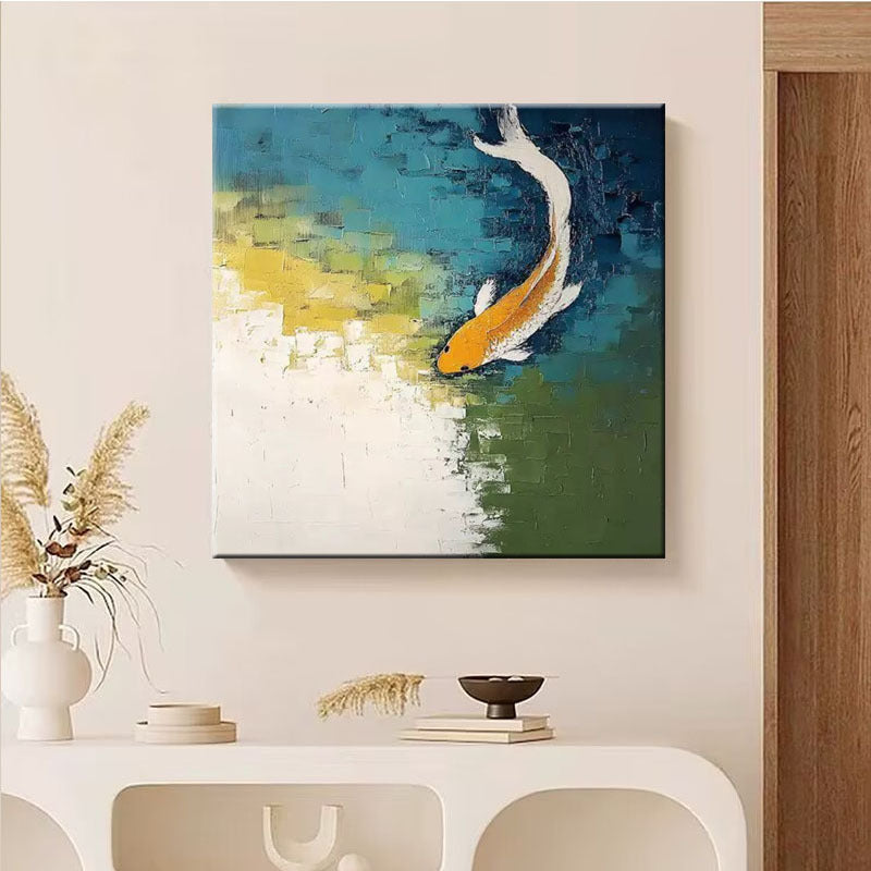 Decorative Koi Fish Canvas Art