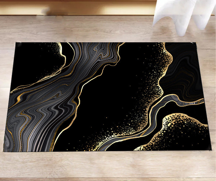 Luxurious Abstract Design Bath Mat Bowlift