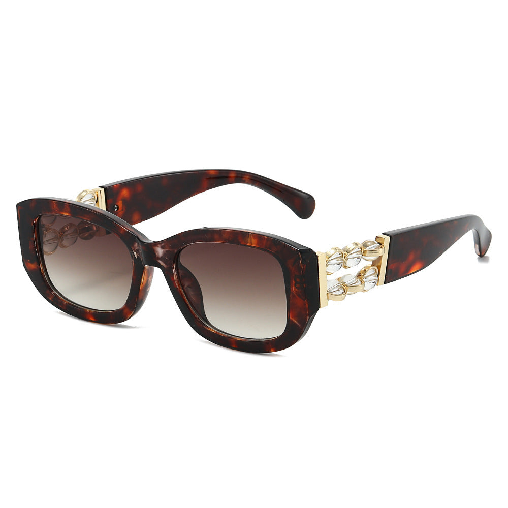 Decorative Square Frame Glasses Bowlift