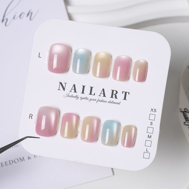 Stylish Press-On Nail Set Bowlift