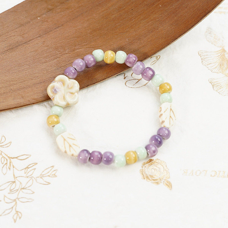 Heart-Shaped Beaded Bracelet Bowlift