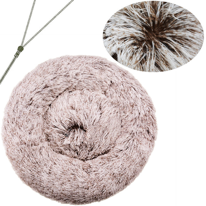 Plush Circular Dog Bed