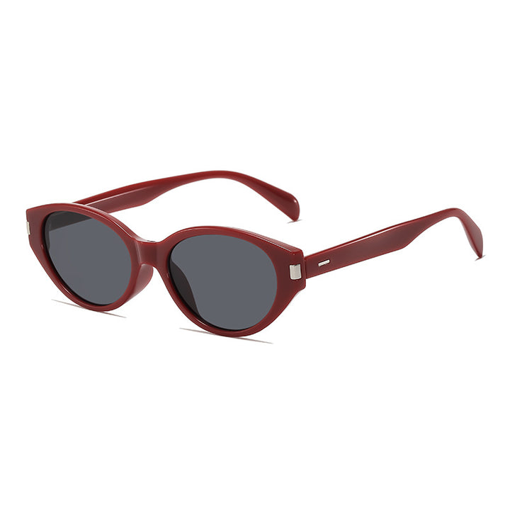 Stylish Cat Eye Sunglasses with Unique Pattern Bowlift