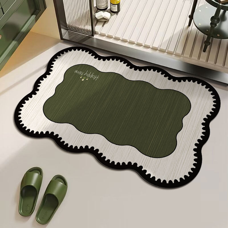 Soft Floral Bath Rug