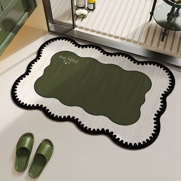 Soft Floral Bath Rug