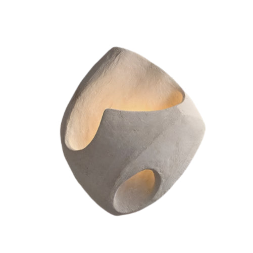BowLift | Wall lamp made of Polystyrene in Wabi-Sabi Style