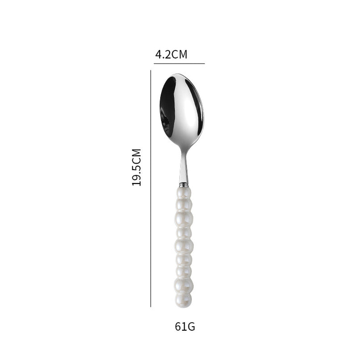 Elegant finger food fork with non-slip handle Bowlift