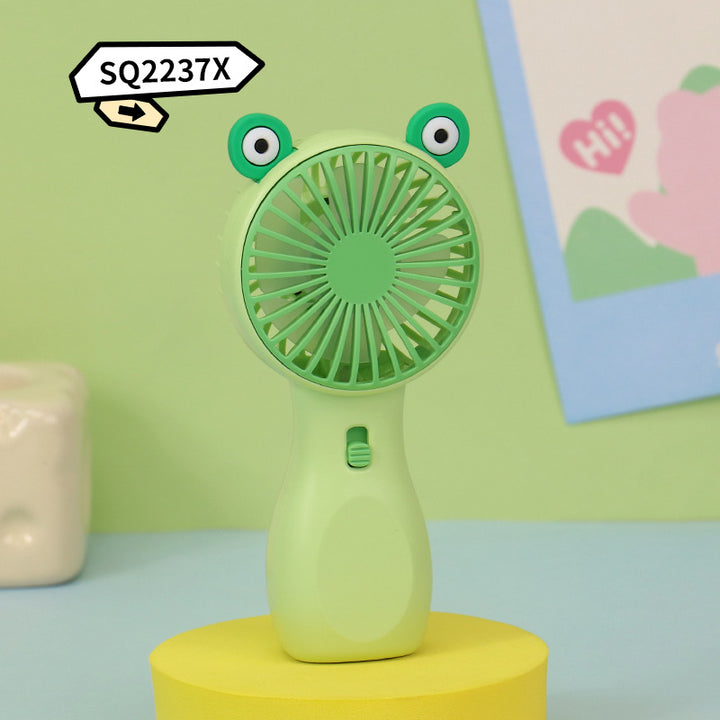 Women Portable Handheld Fan with Animal Motif Bowlift