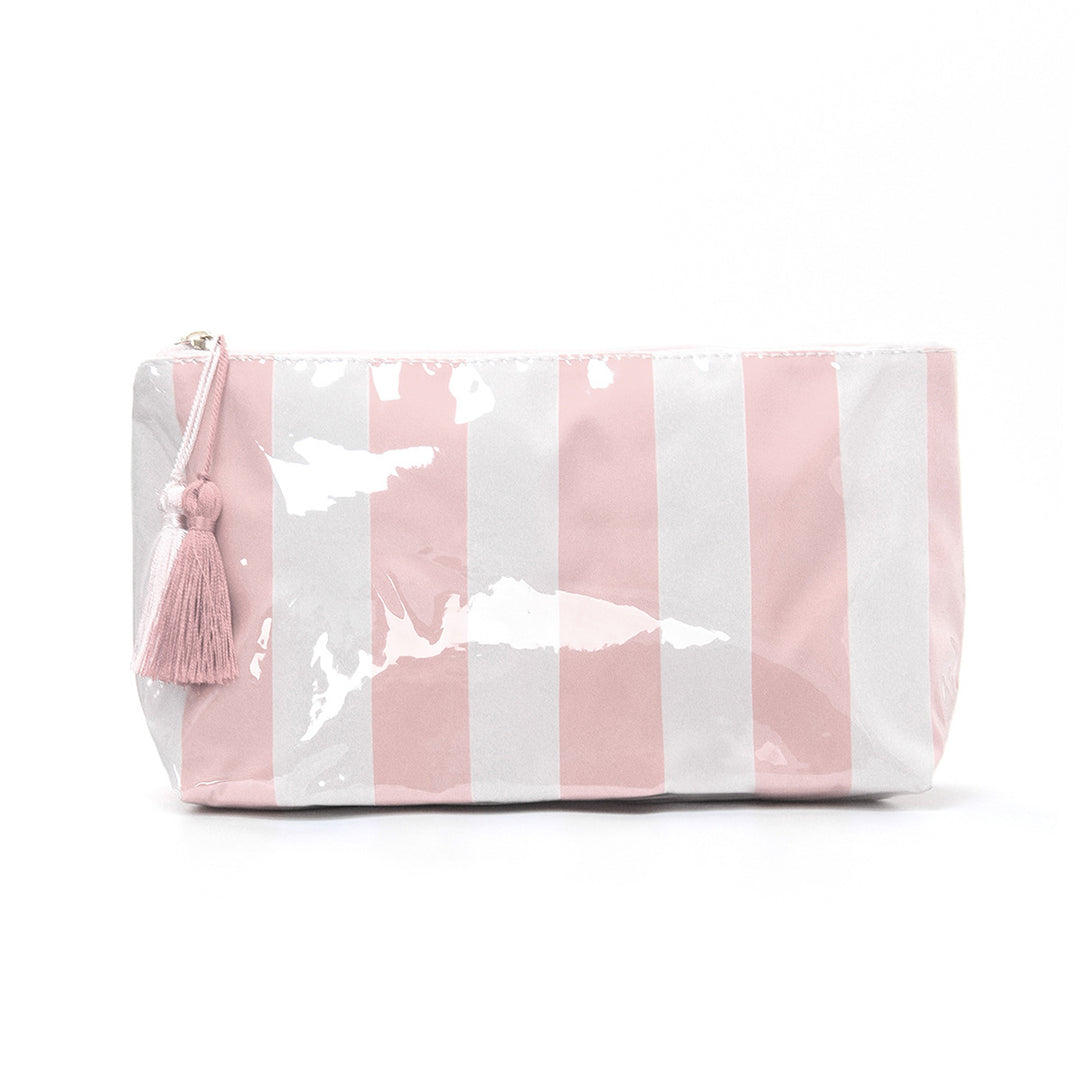 Cosmetic pouch with colorful check pattern Bowlift