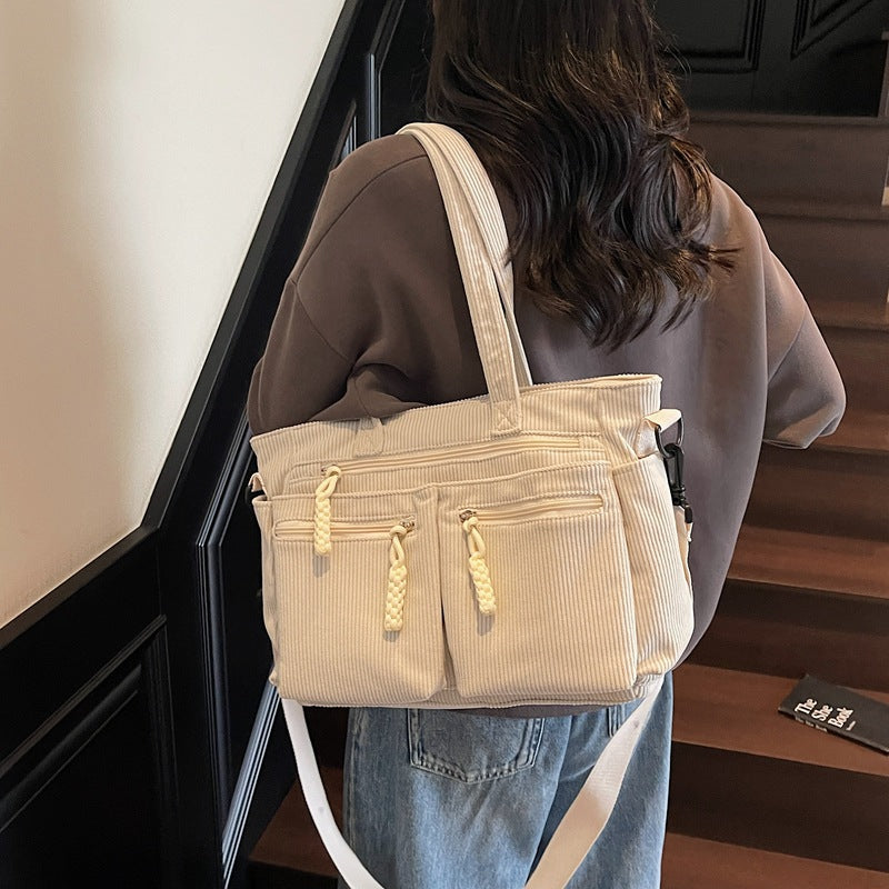 Stylish Multi-Pocket Tote Bag Bowlift