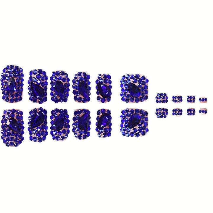 Glamorous Crystal-Embellished Nail Art Set Bowlift
