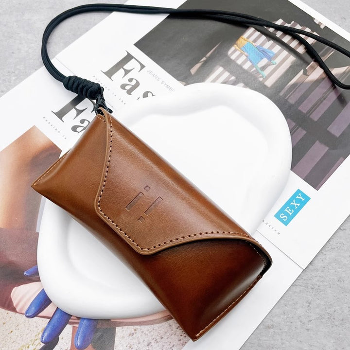 Premium Leather Eyewear Case Bowlift