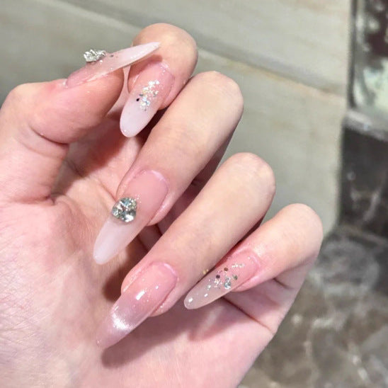 Elegant Press-On Nail Design Bowlift