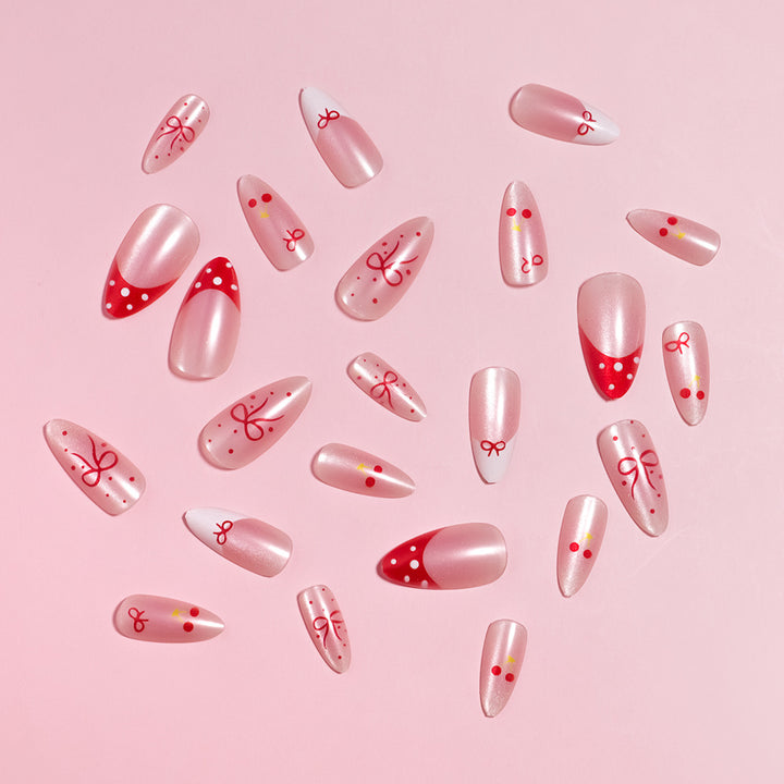 Artistic Themed Press-On Nail Set Bowlift