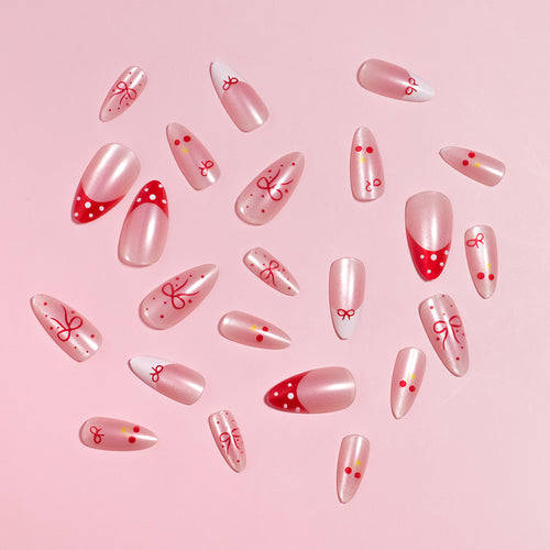 Artistic Themed Press-On Nail Set Bowlift