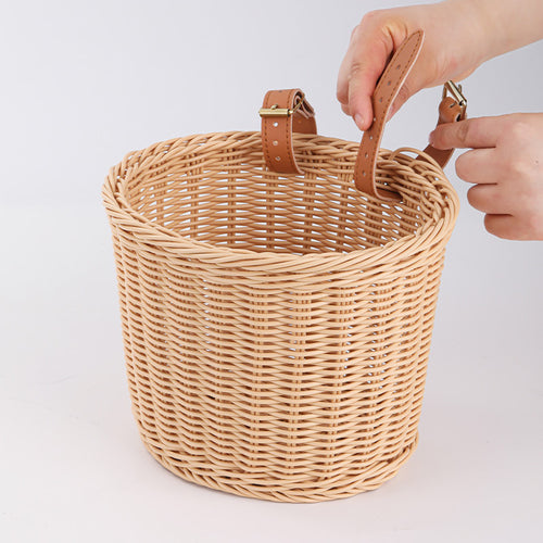 Vintage Woven Storage Basket Bowlift