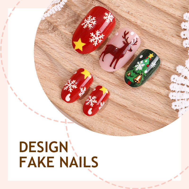Creative Christmas Art Nail Set Bowlift