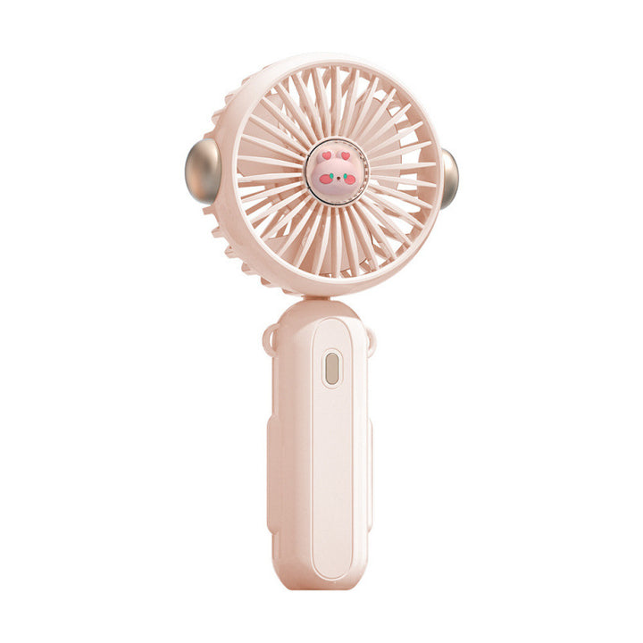 Cute Character Portable Handheld Fan Bowlift
