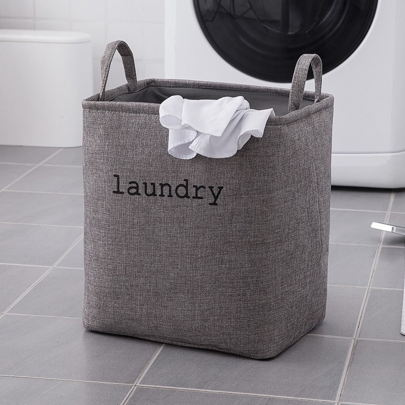 Laundry basket with practical carrying handle and modern design Bowlift